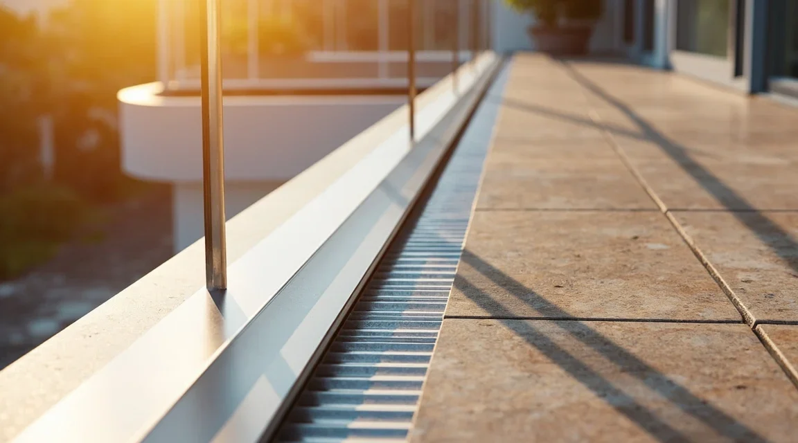 Kamienny dywan na balkon: jak uniknąć przecieków (hydroizolacja, taśmy, okap, dylatacje)