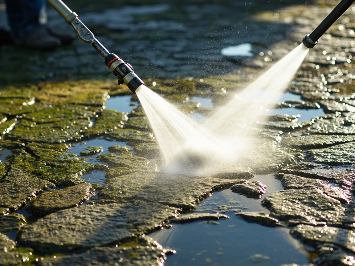 Krok po kroku: proces czyszczenia bez ryzyka wyrywania kruszywa