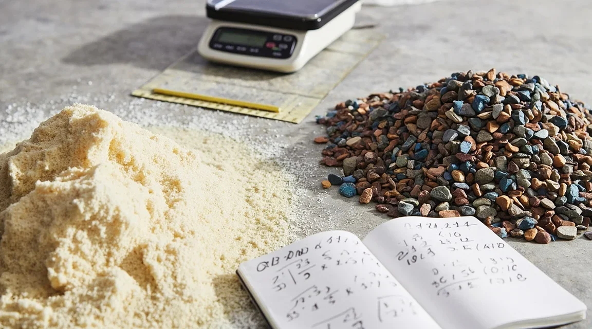 Ile żywicy i kruszywa na m² kamiennego dywanu? Jak policzyć zużycie i nie zabraknąć materiału
