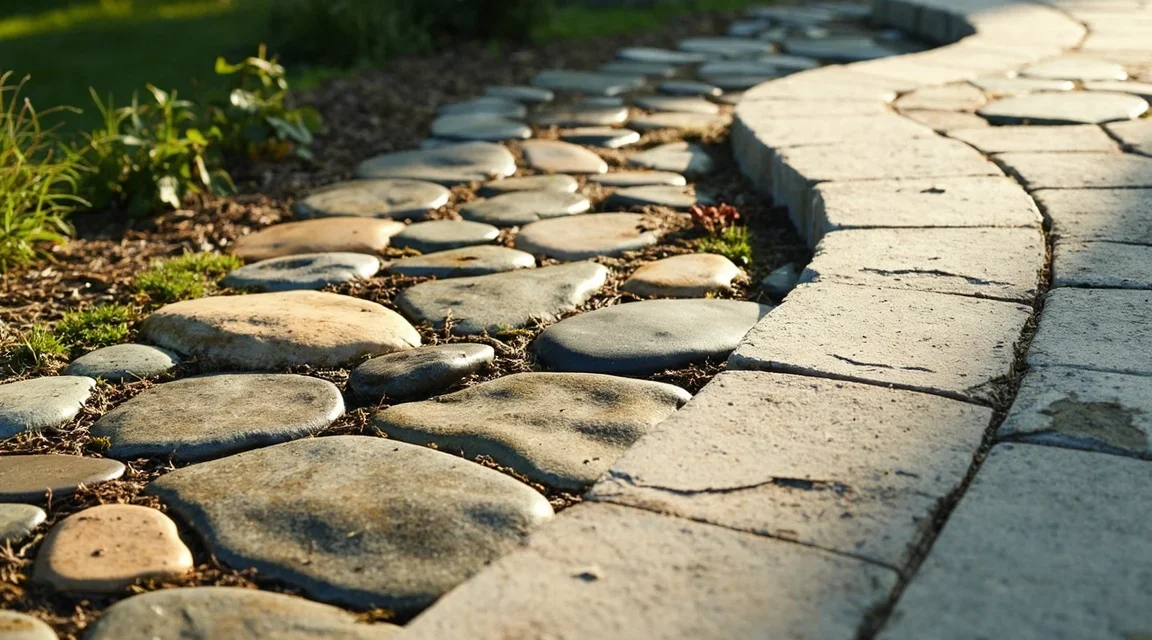 Kamienny dywan a spadek: ile % potrzebujesz, żeby woda nie stała i nie podciekała pod warstwy