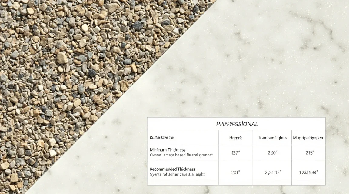 Jaka minimalna i zalecana grubość kamiennego dywanu? Tabela frakcja → mm → zastosowanie