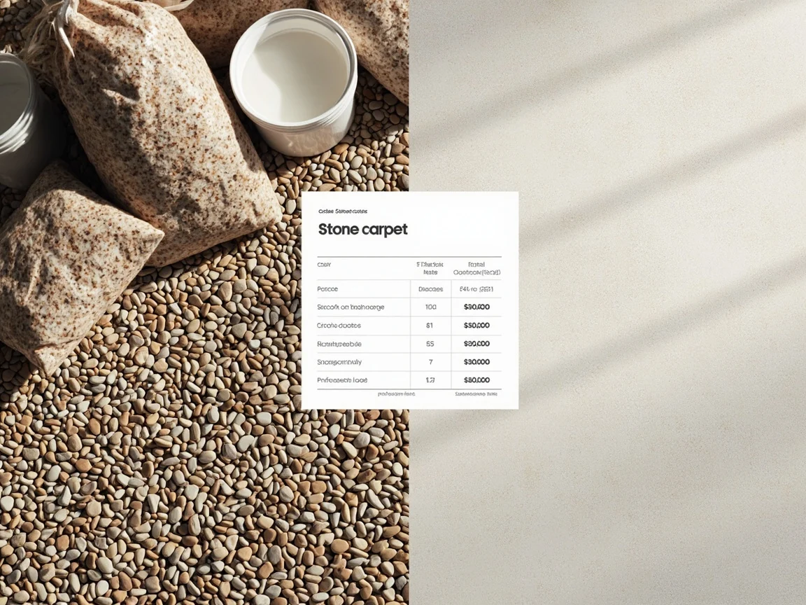 Ceny robocizny za wykonanie kamiennego dywanu w 2023/2024 roku