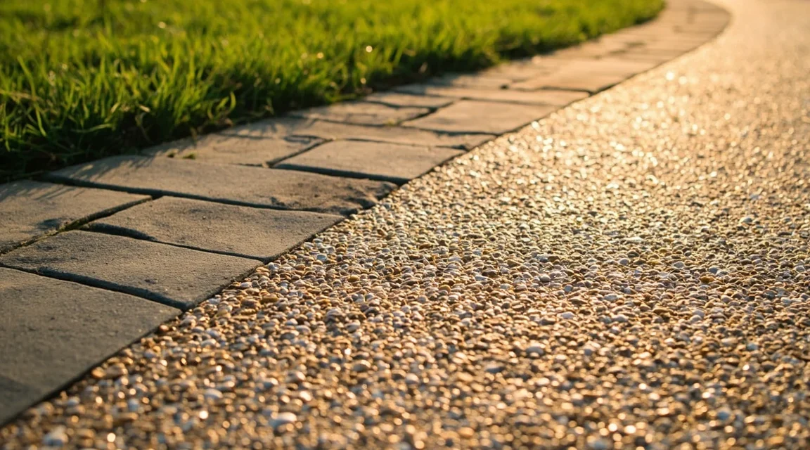 Podjaz z kruszywa i żywicy – plusy i minusy – porównanie z innymi rozwiązaniami na podjazd